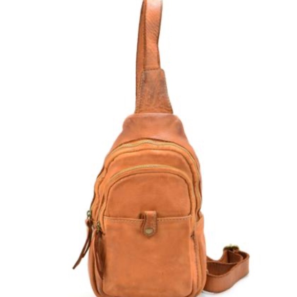 M044 men's double zip belt bag